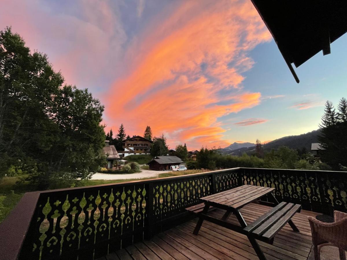 Le Chalet De Nabor Les Gets Exteriör bild