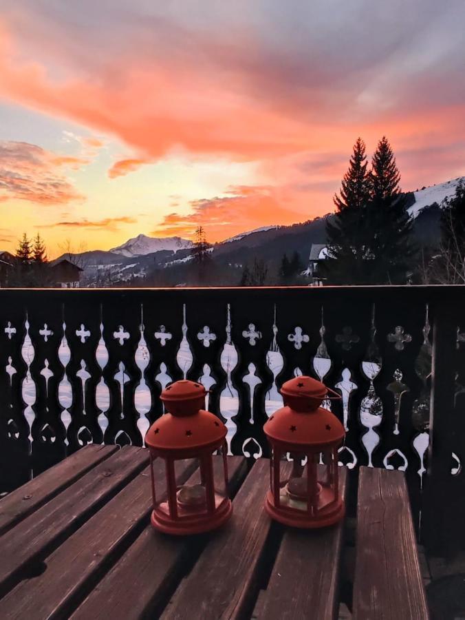 Le Chalet De Nabor Les Gets Exteriör bild