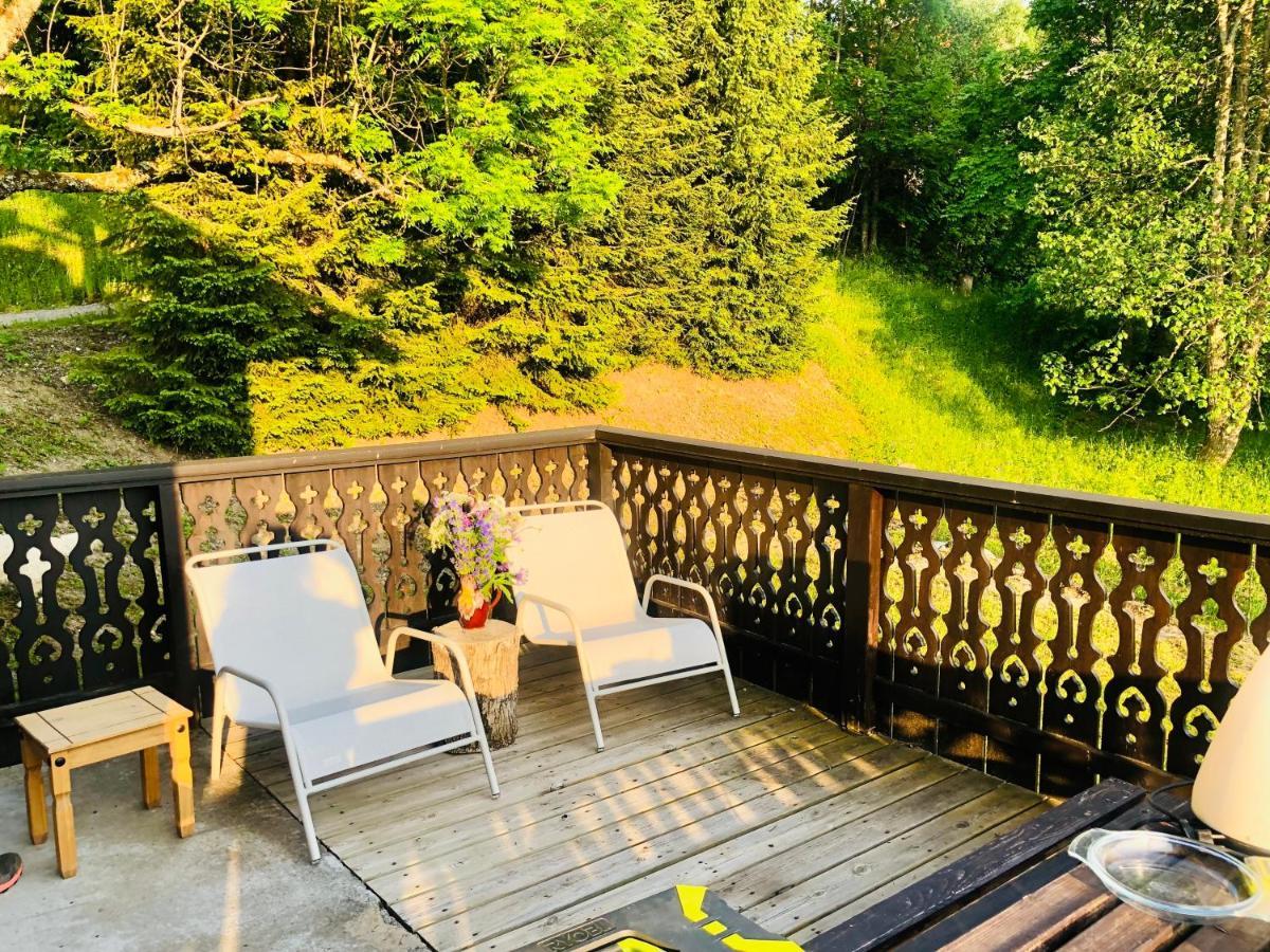 Le Chalet De Nabor Les Gets Exteriör bild